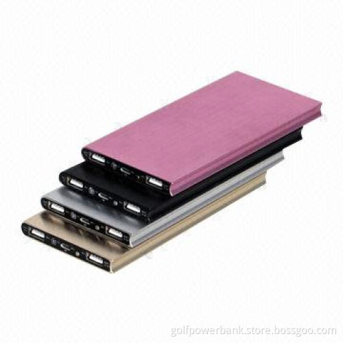 Aluminum Portable Power Bank with 8000mAh Capacity, Smart Charger